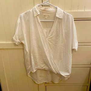 Lou&Grey White Wrap Tunic Top